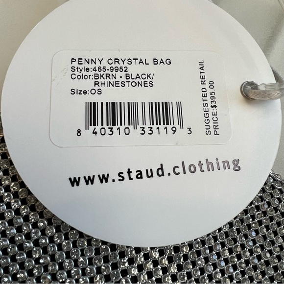 Last one! 🪩 STAUD Penny Crystal Mesh Shoulder Bag - Picture 16 of 16